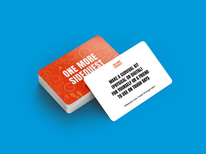 One More Sidequest Original Deck with 50 real-life sidequest challenge cards