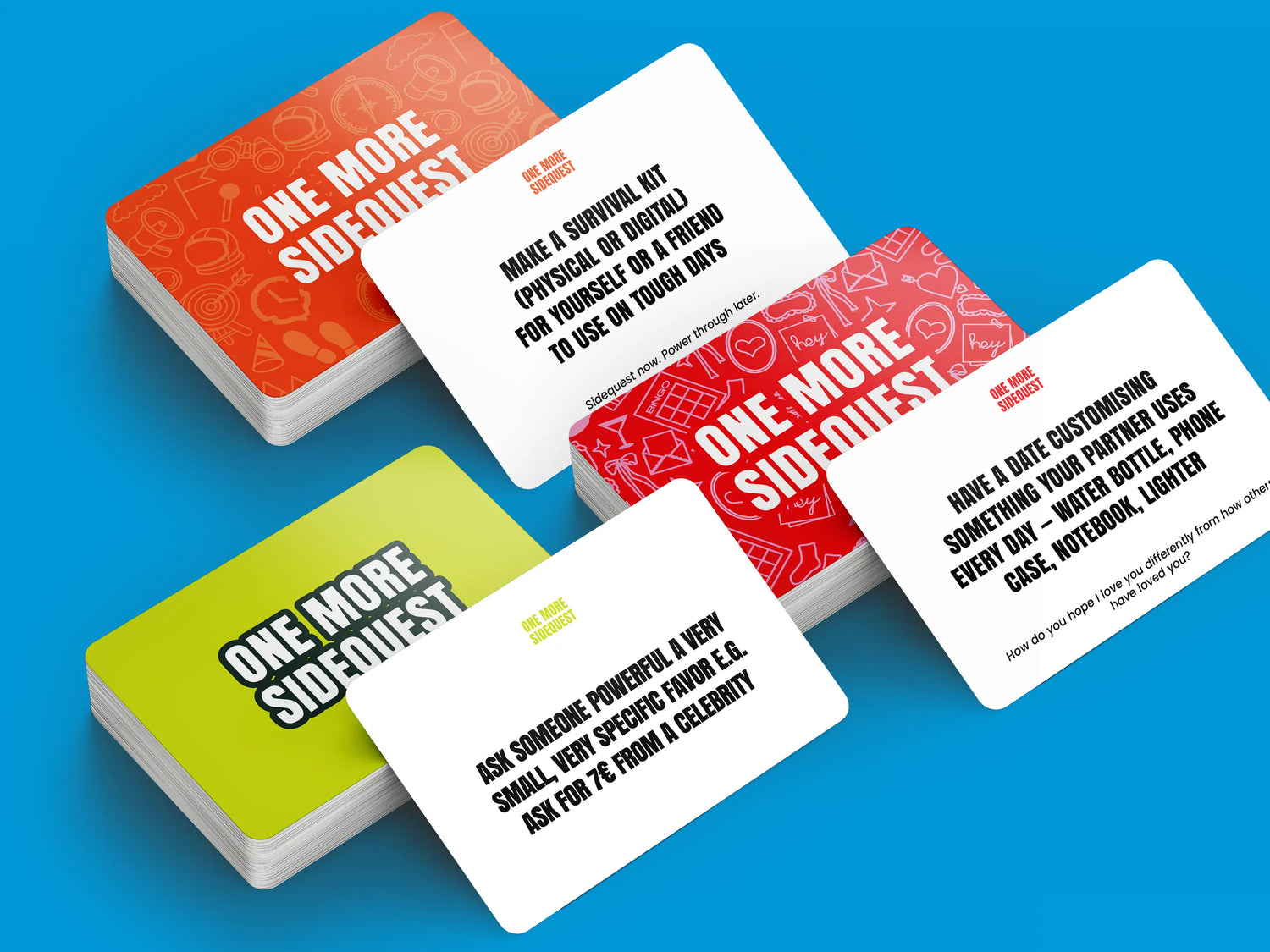 Main Character Bundle with One More Sidequest decks and free Outrageous Mini Deck